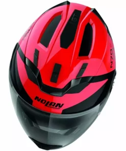 Nolan N70.2 Crossover Motorradhelm GT GLARING N-Com 047 Glossy Red -Nolan Verkäufe nolan n70 2 crossover motorradhelm gt glaring n com 047 glossy red 133131