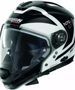 Nolan N70.2 Crossover Motorradhelm GT GLARING N-Com 049 White Metal