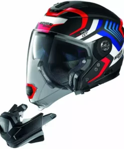 Nolan N70.2 Crossover Motorradhelm GT SPINNAKER N-Com 045 Schwarz Blau Rot Matt -Nolan Verkäufe nolan n70 2 crossover motorradhelm gt spinnaker n com 045 schwarz blau rot matt 133142