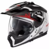 Nolan N70.2 X BUNGEE N-Com 039 Crossover Motorradhelm Weiß Metall Rot