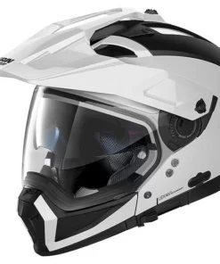 Nolan N70.2x Crossover Motorradhelm ON-OFF Classic 005 N-Com Glossy Weiß