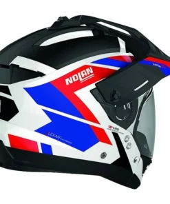 Nolan N70.2x Crossover ON-OFF Motorradhelm Grandes Alpes N-Com 026 Weiß Glänzend Blau -Nolan Verkäufe nolan n70 2x crossover on off motorradhelm grandes alpes n com 026 weiss glaenzend blau 64746