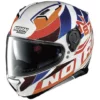 Nolan N87 Full Face Motorradhelm PLEIN AIR N-Com 049 Metall Weiß